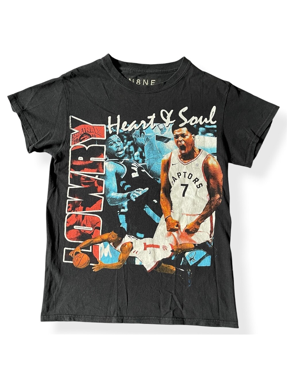 Kyle Lowry Toronto Raptors Heart & Soul Men's  T-Shirt Black Small